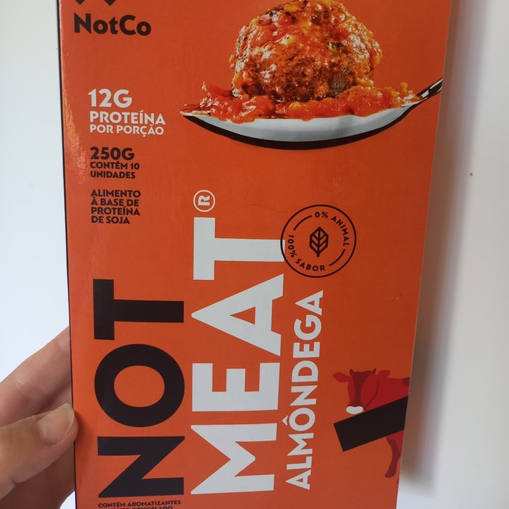 photo of NotCo Not Meat Almôndegas shared by @marinamarins on  03 Nov 2022 - review