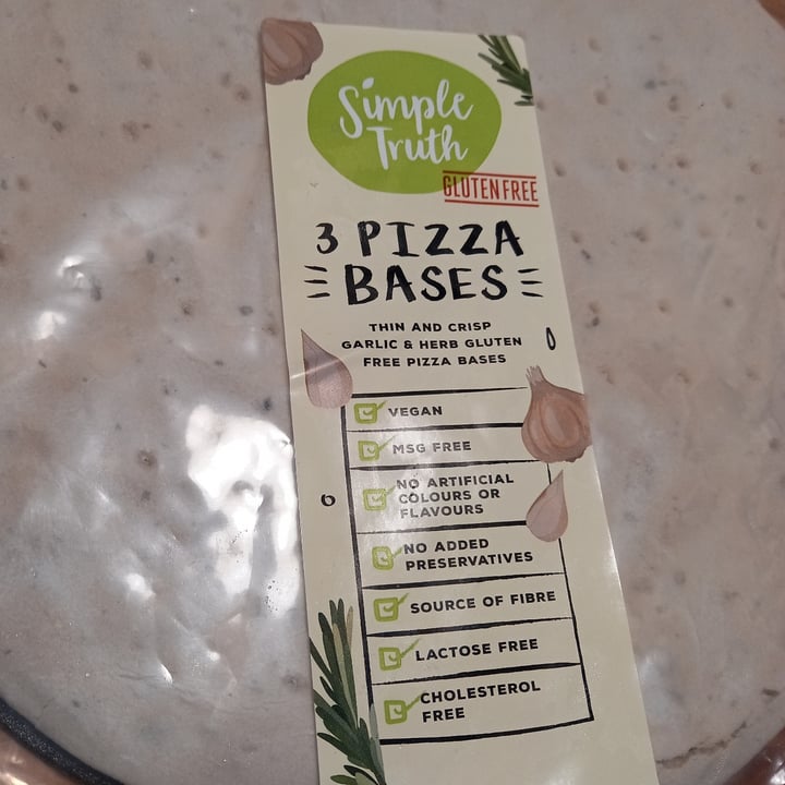 photo of Simple Truth Gluten free pizza bases shared by @butterfly777 on  09 Sep 2022 - review