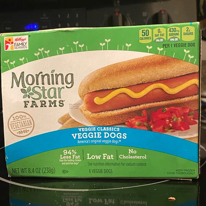 photo of MorningStar Farms Veggie dogs shared by @crittercreekfs on  20 Jul 2021 - review