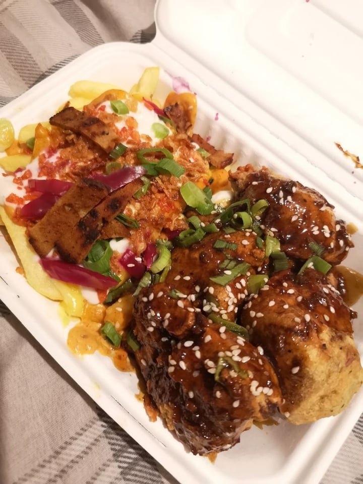 photo of Mog's Sticky Korean 'chicken' Dinner shared by @twowheeledvegan on  17 Jan 2020 - review