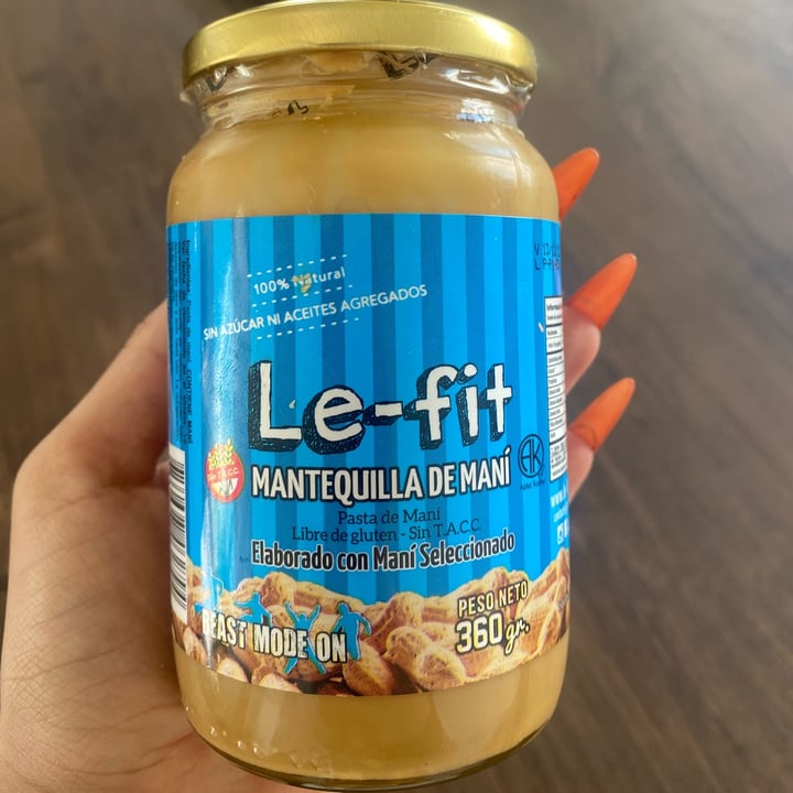 photo of Le-Fit Mantequilla De Mani shared by @zahatravi on  14 Apr 2022 - review