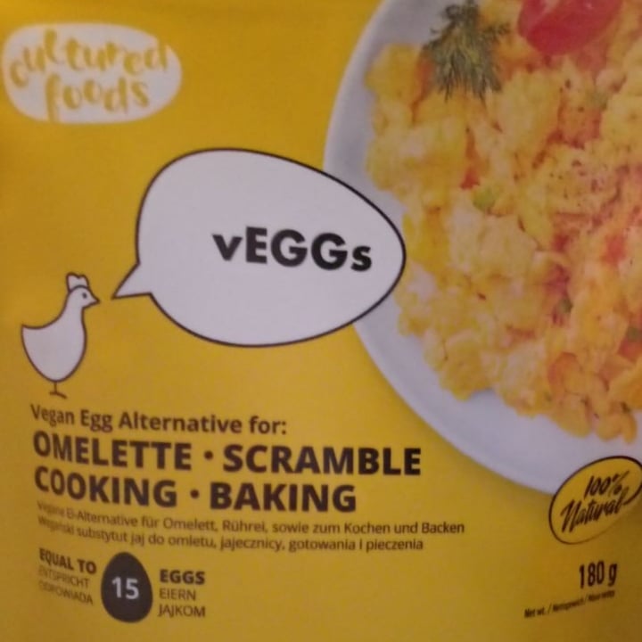 photo of Cultured Foods Vegan Egg Alternative For Omelette, Scramble, Cooking, Baking shared by @dennyrox on  11 Jun 2022 - review