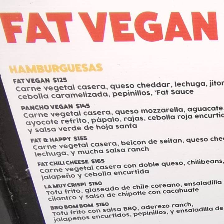 photo of Fat Vegan Hamburguesa Fat Vegan shared by @anzengreen on  28 Oct 2021 - review