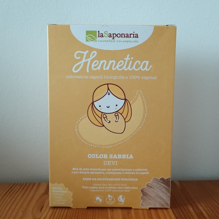 review photo of La Saponaria Hennetica - Tinta vegetale Color Sabbia Devi shared by @franni on 26 Aug 2022 - review