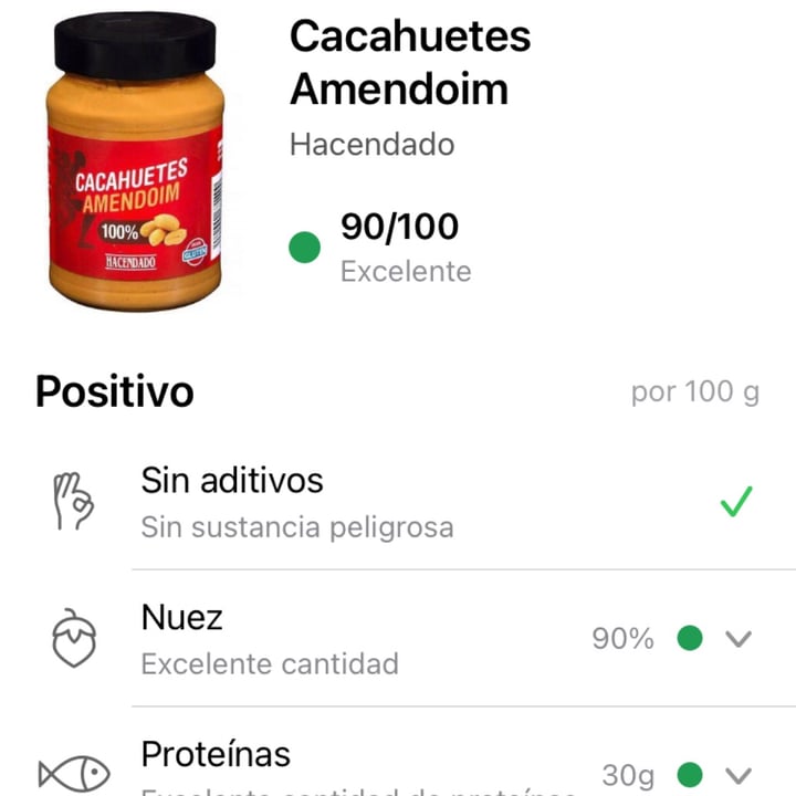 photo of Hacendado crema de cacahuetes 100 % shared by @training-ground on  29 Sep 2022 - review