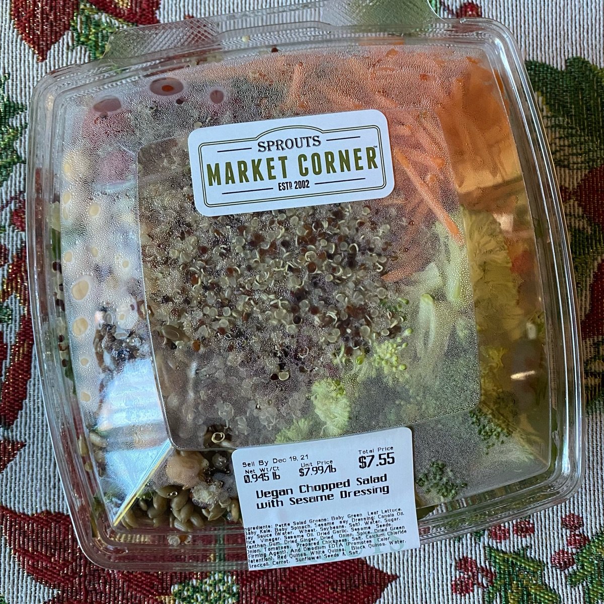 Sprouts Farmers Market Vegan Chopped Salad with Sesame Dressing Reviews