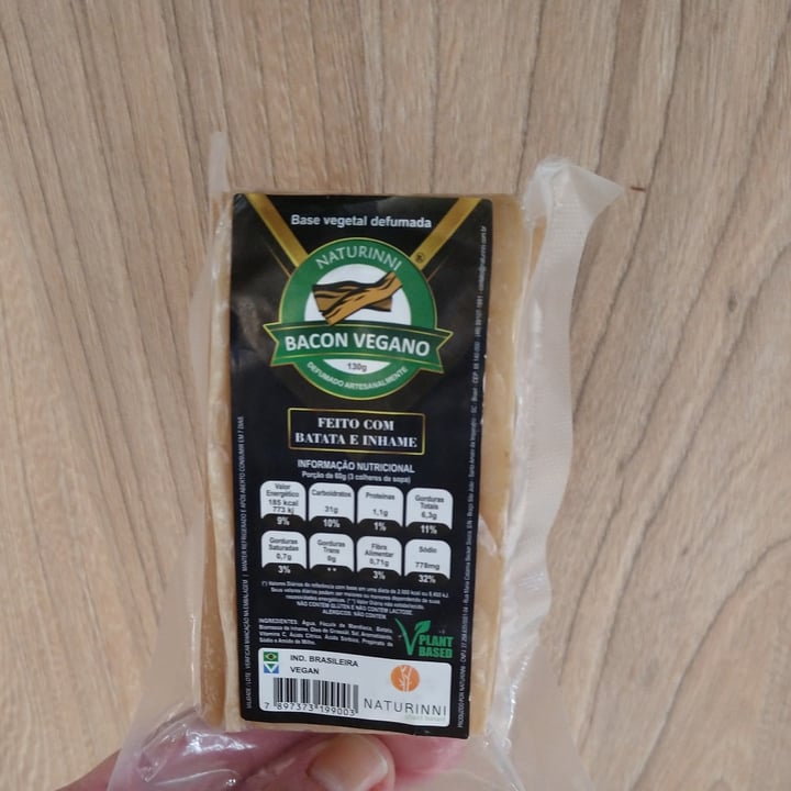 photo of Naturinni Bacon vegano shared by @silparente on  08 May 2022 - review