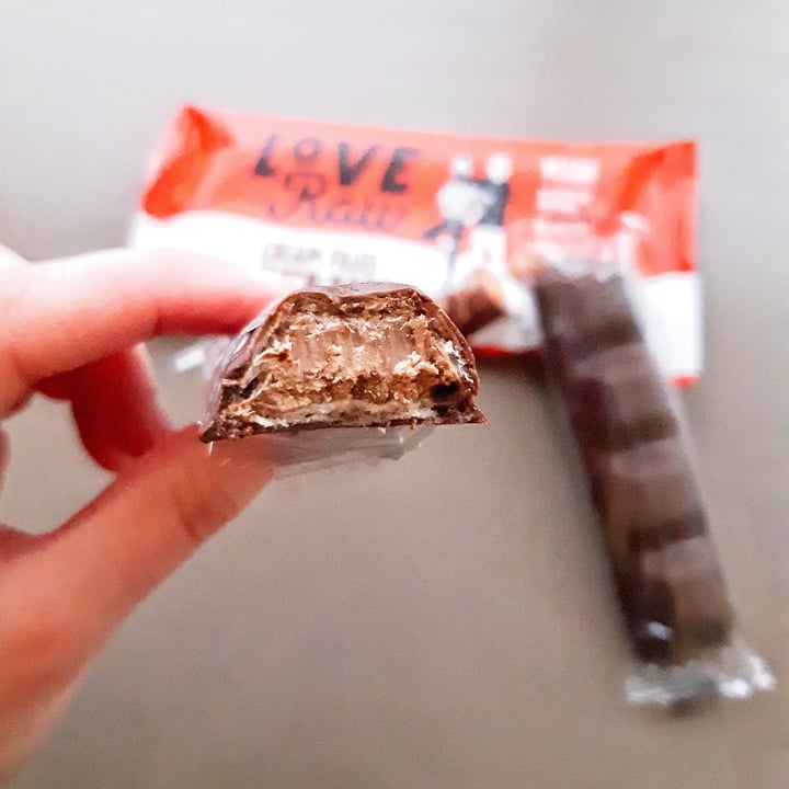 photo of LoveRaw Cre&m Filled Wafer Bars shared by @littleveganpanda on  09 Feb 2021 - review