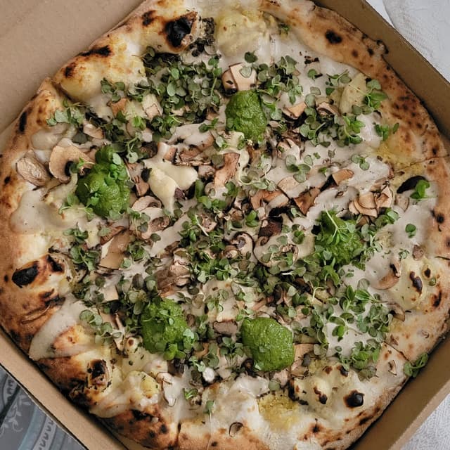 Photo of the dish “Black Magic Pizza”