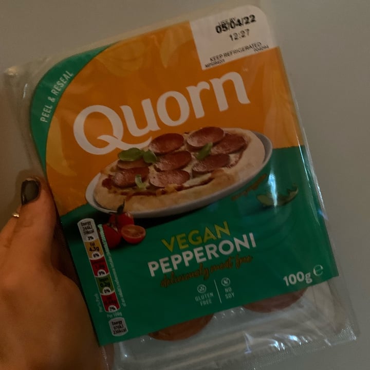 photo of Quorn Vegan pepperoni shared by @doped on  26 Feb 2022 - review