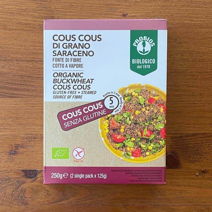review photo of Probios Bio cous cous di grano saraceno shared by @sssara on 21 Jun 2022 - review