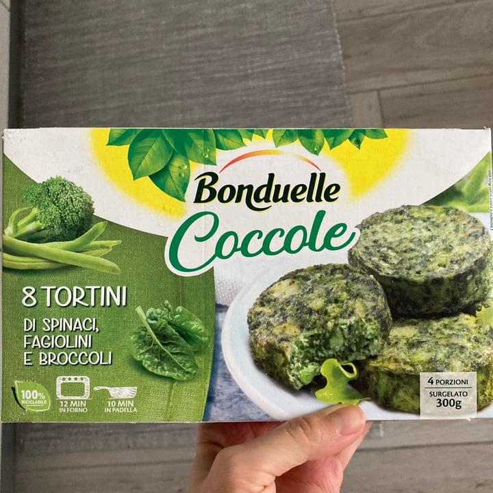 photo of Bonduelle Tortini Spinaci Fagiolini E Broccoli shared by @tinavegl on  09 Oct 2022 - review