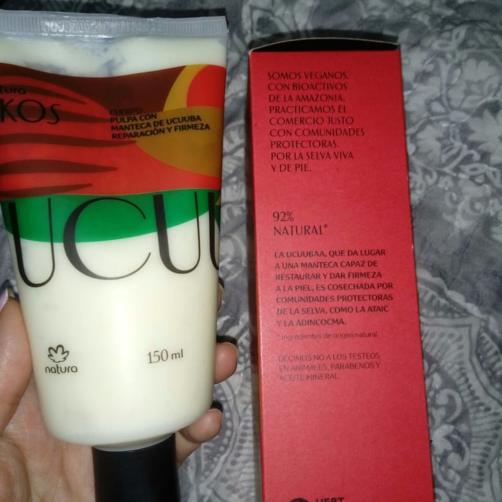 photo of Natura Crema desodorante hidratante corporal shared by @ramirezlulu on  21 Jan 2021 - review