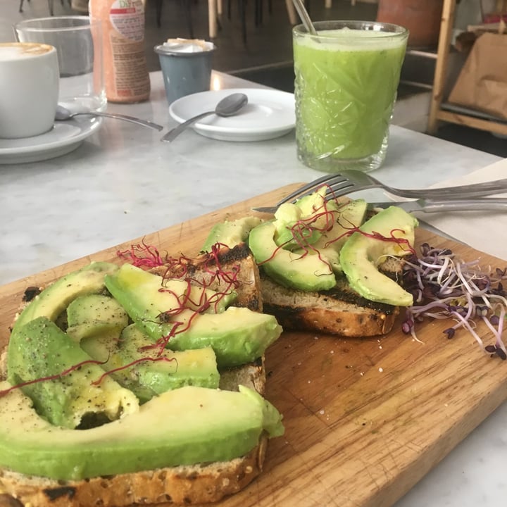 photo of Materia Cafe Avocado Toast shared by @clarislide on  31 Aug 2020 - review