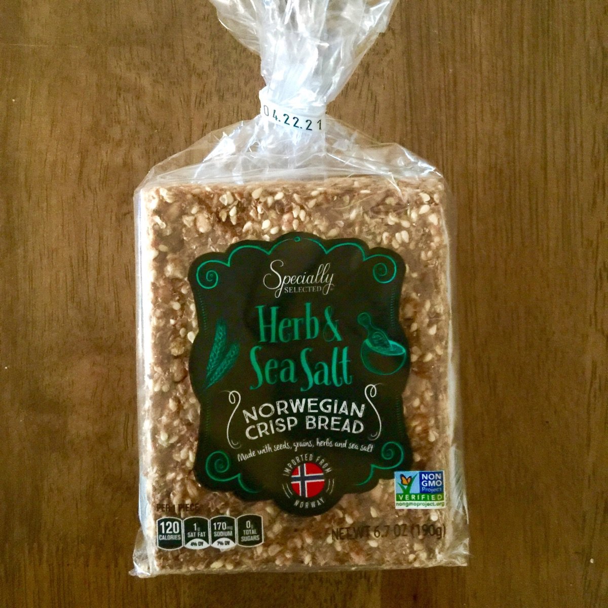 ALDI Specially Selected Herb & Sea Salt Norwegian Crisp Bread Reviews