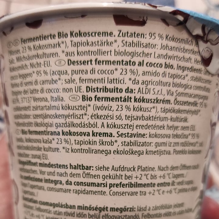 photo of Natura Felice Yogurt al cocco-Bio kokoscreme shared by @rapanellaveg on  19 Apr 2021 - review