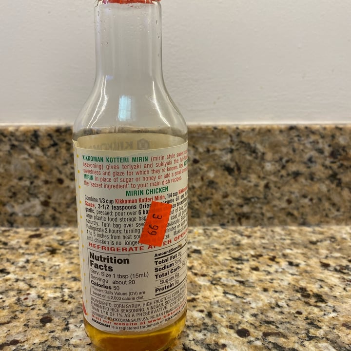 review photo of Kikkoman Kotteri Mirin shared by @veganmeandyou on 08 May 2022 - review