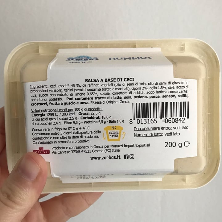 photo of Zorbas Hummus shared by @grecome on  14 Jan 2022 - review