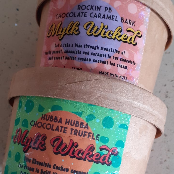 review photo of Mylk Ice Cream Hubba Hubba Chocolate Truffle shared by @monosieatsvegan on 24 Dec 2020 - review