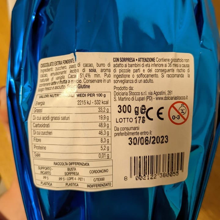 review photo of Dolciaria stocco Uovo di Pasqua cioccolato extra fondente shared by @erikarhcp on 03 May 2022 - review
