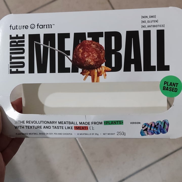 photo of Fazenda Futuro - Future Farm Future Meatball shared by @vegfraio on  25 Dec 2021 - review