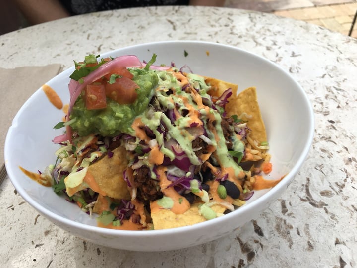 photo of Village Taco Nachos with “Beaf” (Mini) shared by @lisseatsplants on  06 Apr 2019 - review