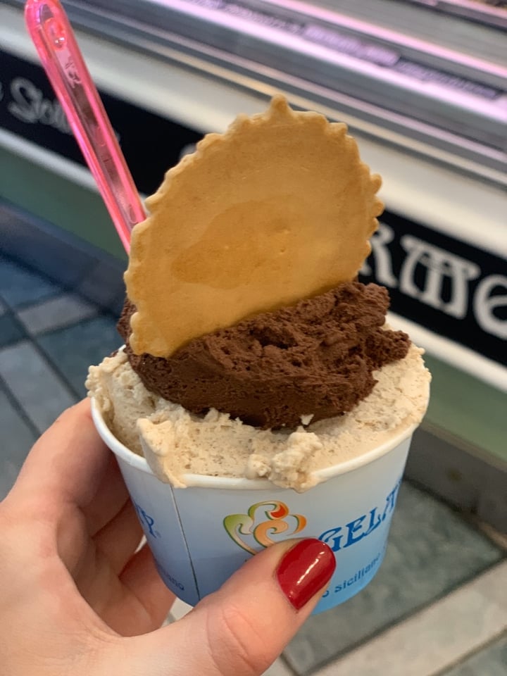 review photo of Gelarmony Arte Del Gelato Siciliano Vegan Hazlenut and Dark Chocolate Gelato shared by @poppyhenderson on 21 Jan 2020 - review