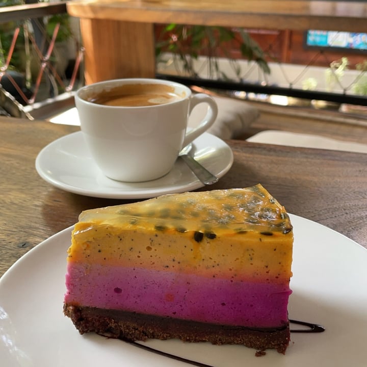 photo of SAYURI HEALING FOOD CAFE Life is Blessing Cake shared by @veganandstrong on  30 Sep 2021 - review