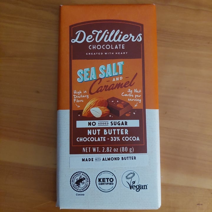 photo of De Villiers Chocolate Sea salt and caramel shared by @hippiegirl on  24 Oct 2022 - review