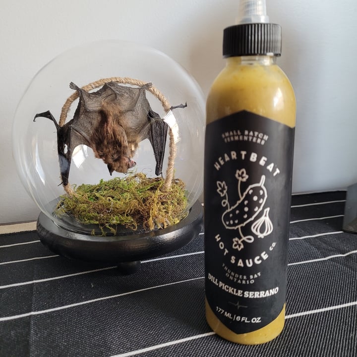 photo of Heartbeat Hot Sauce Dill Pickle Serrano shared by @veganonvanisle on  08 Oct 2021 - review