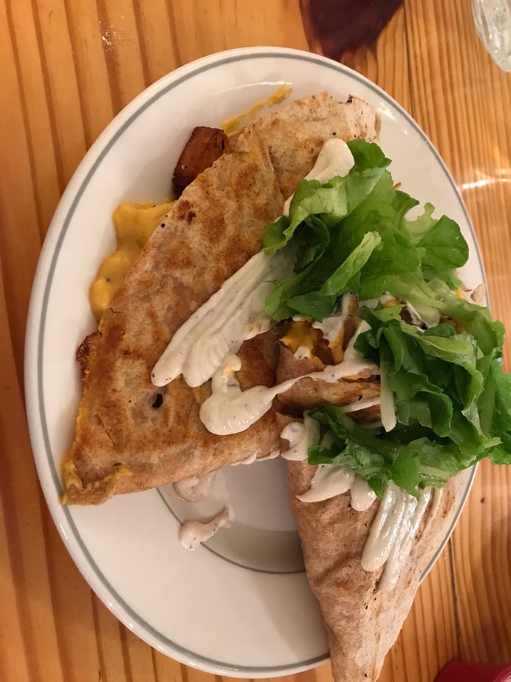 photo of Cleveland Vegan Breakfast Quesadilla shared by @veganerupting on  26 Mar 2019 - review