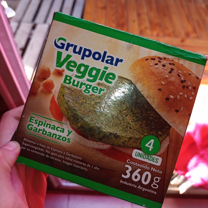 photo of Grupolar Hamburguesa de Espinaca y Garbanzos shared by @aylinfrreyra on  12 Dec 2021 - review