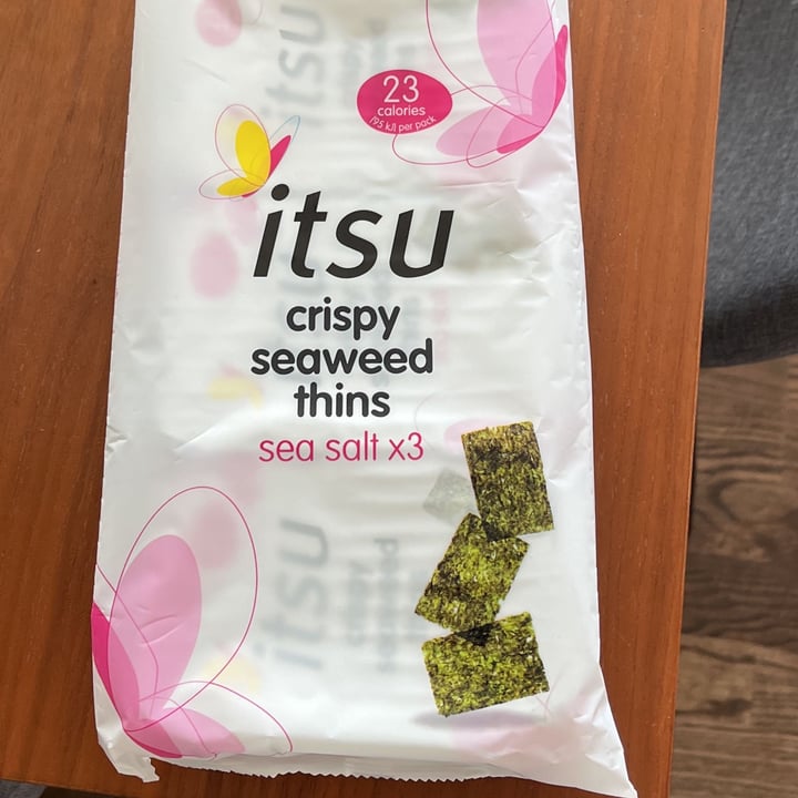 photo of itsu crispy seaweed thins sea salt shared by @maddalena90 on  15 Apr 2022 - review