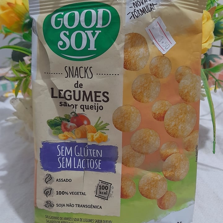 review photo of Good Soy Sancks Legumes Sabor Queijo shared by @hulipeberude on 13 May 2022 - review