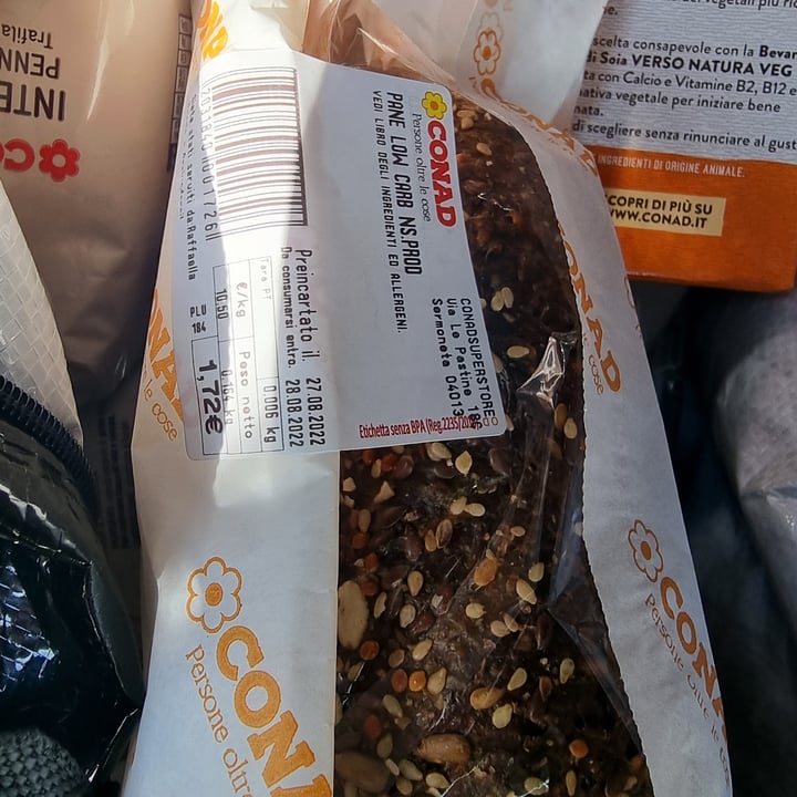 photo of Conad Pane Low-Carb shared by @maryvegandpassions on  07 Sep 2022 - review