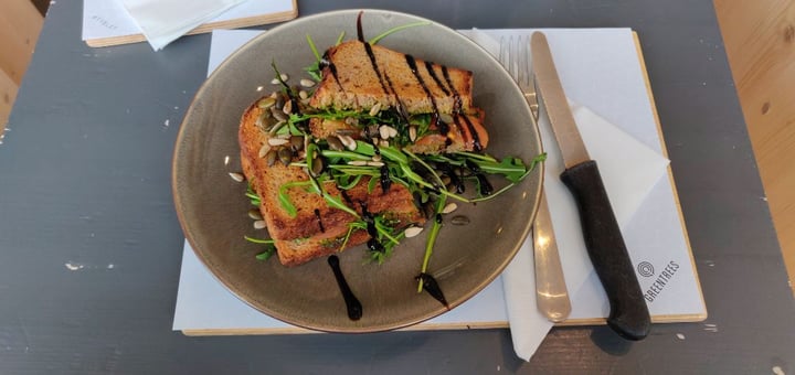 review photo of Greentrees - the Juicery Tomato Pesto Sandwich shared by @nuls on 02 Mar 2020 - review