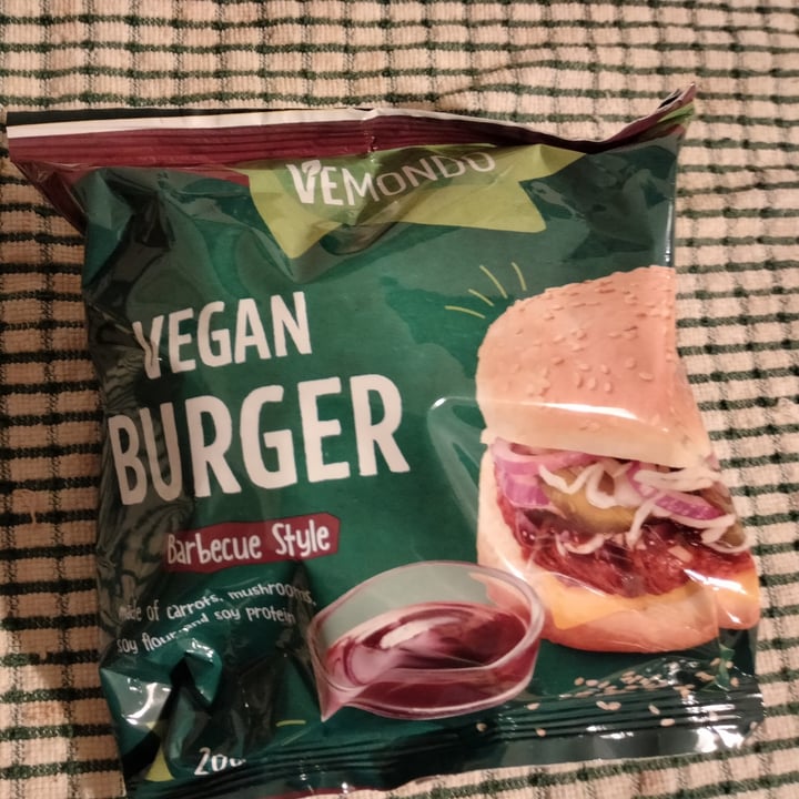 photo of Vemondo Vegan burger Barbecue Style  shared by @virginia2021 on  29 Jan 2022 - review