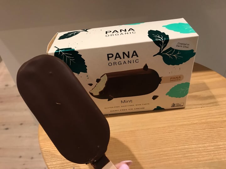 photo of Pana Organic Mint dairy free ice cream sticks shared by @veganxoxo on  27 Oct 2019 - review