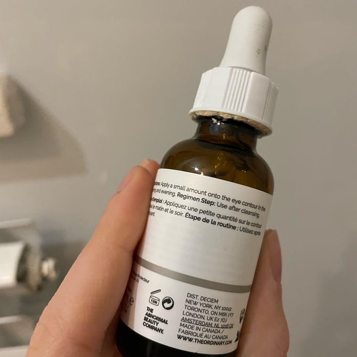 photo of The Ordinary Caffeine Solution 5% + EGCG shared by @giulssd on  20 Apr 2022 - review