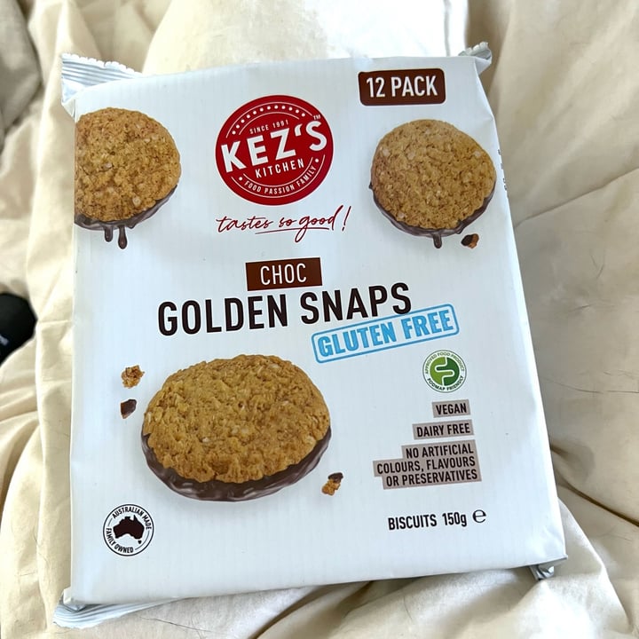 review photo of Kez's kitchen Choc Golden Snaps shared by @ronirios on 18 Nov 2022 - review
