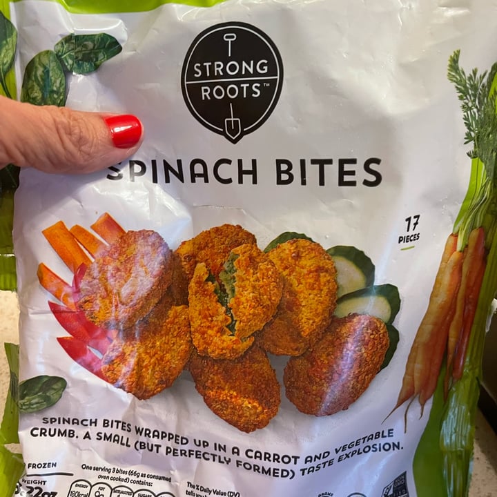 photo of Strong Roots Spinach Bites shared by @retorres on  18 Jul 2022 - review