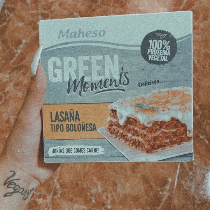 photo of Maheso Lasaña Tipo Boloñesa shared by @crisveganqueen on  28 Sep 2020 - review