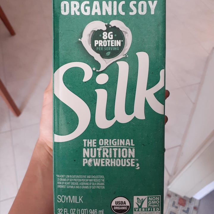 photo of Silk Organic Unsweet Soymilk  shared by @isamarquez on  25 Aug 2020 - review