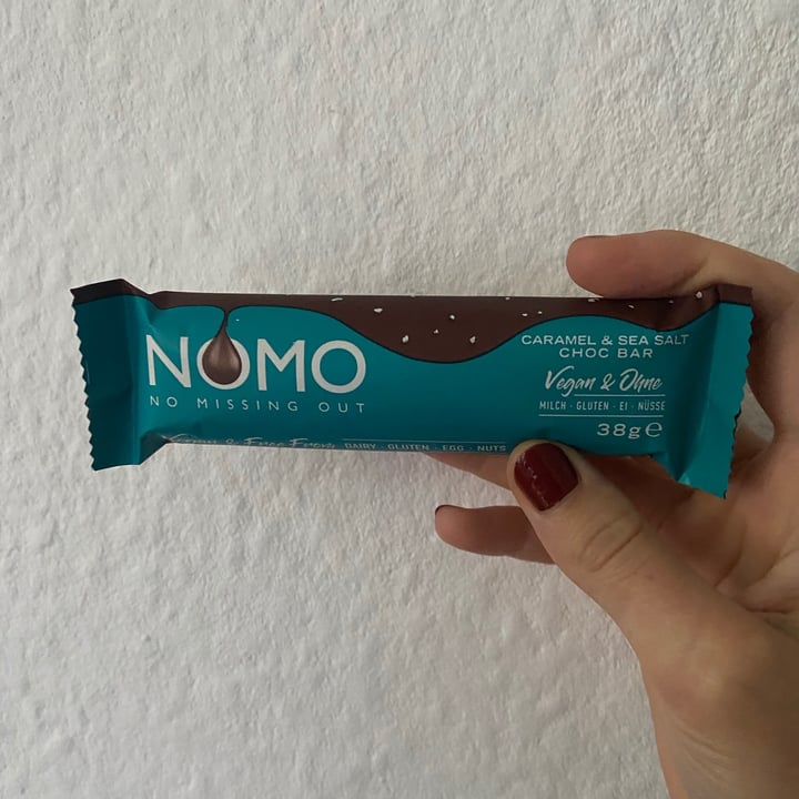 photo of NOMO Caramel & Sea Salt Choc Bar shared by @holasoymylk on  16 Jul 2021 - review