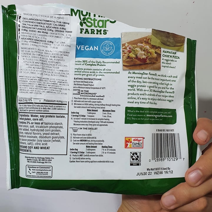 review photo of MorningStar Farms Veggie Chik’n Strips shared by @memevegan on 20 Aug 2022 - review
