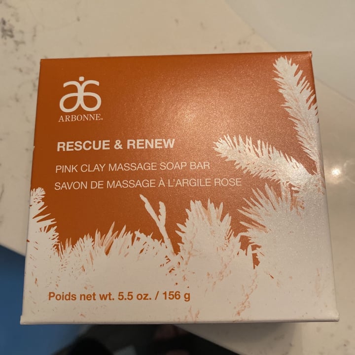 photo of Arbonne Rescue and Renew Pink Clay Massage Soap Bar shared by @kelly257 on  25 Jun 2021 - review