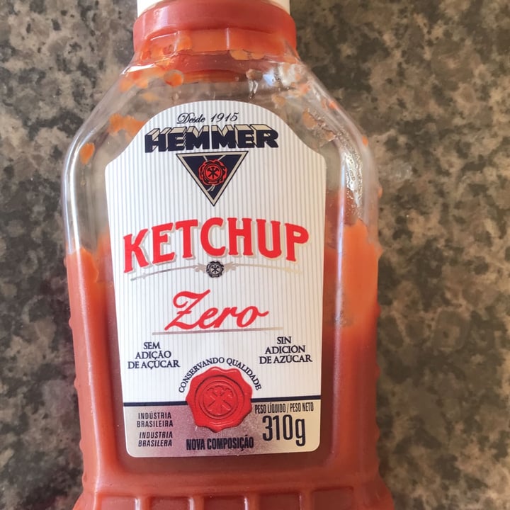 review photo of Hemmer Ketchup zero adição de açúcar shared by @thaisgrb on 12 May 2022 - review