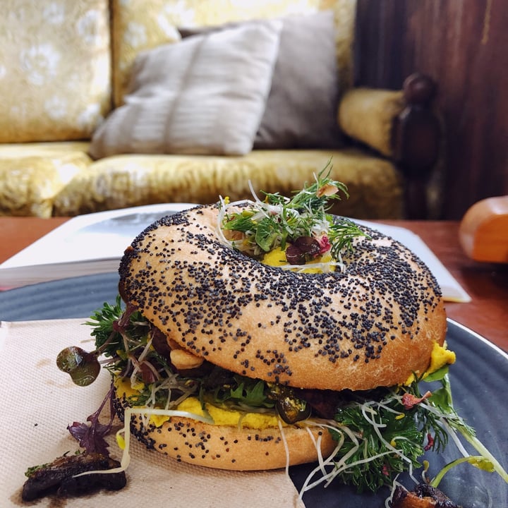 photo of Kindred Coffee House Bellingen The Mollum - Vegan bagel 🥯 shared by @chiara2202 on  08 May 2022 - review