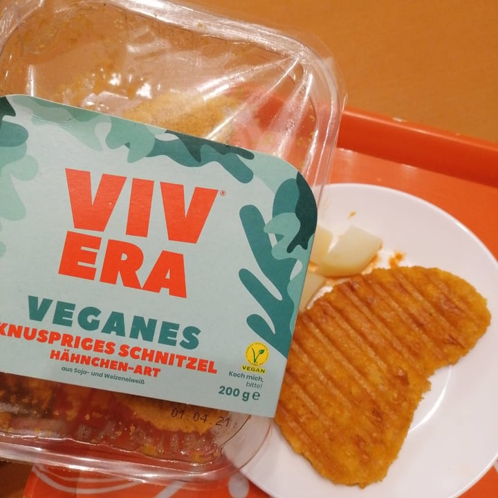 review photo of Vivera Veganes knuspriges Schnitzel shared by @piwy on 16 Mar 2021 - review