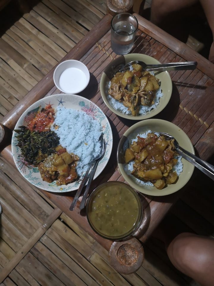 photo of Shanti Shanty Vegan Bar & Restaurant Eggplant Curry (South Asian Thali) shared by @mocniknina on  07 Dec 2019 - review